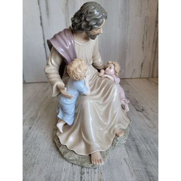 Classic treasures Jesus Joseph with children porcelain Figure xmas - Picture 3 of 8